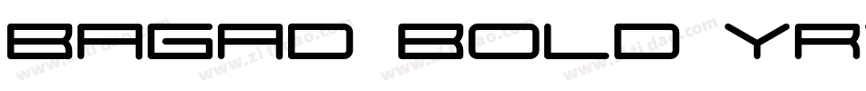 Bagad Bold Yryout字体转换